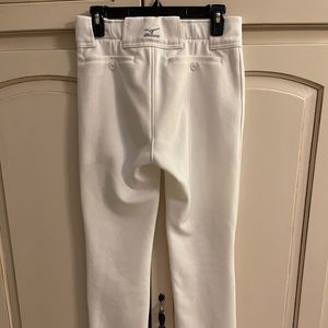 Boys Youth Mizuno Baseball White Pants XXL